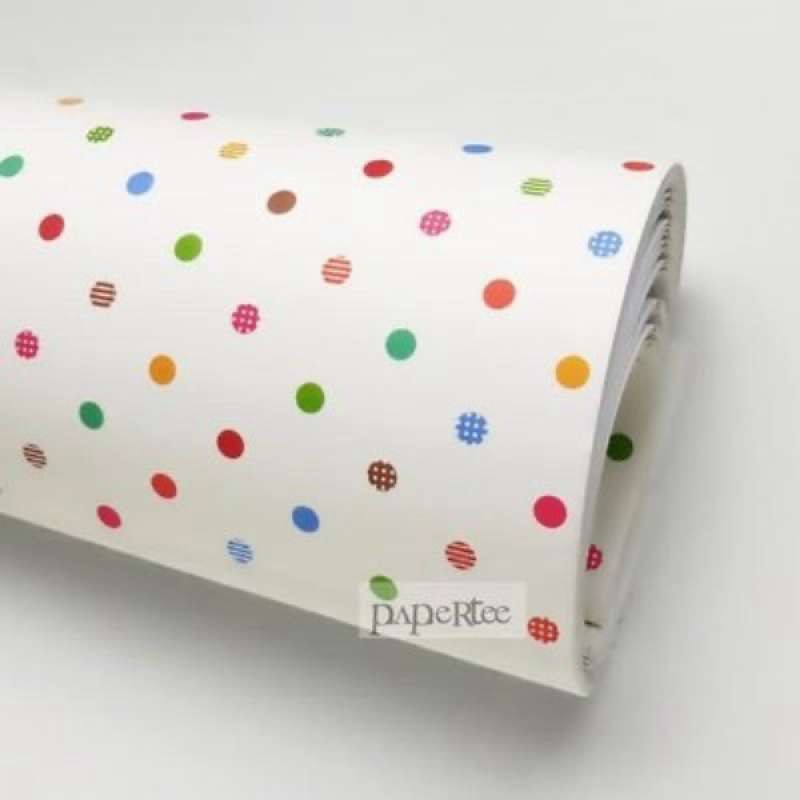 

Kertas kado polkadot warna warni