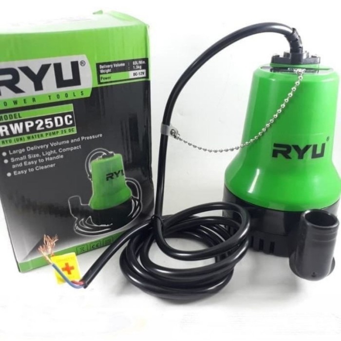 Pompa Air Celup Dc 12v 12volt Ryu RWP25DC RWP 25 DC Waterpump Aki 12Volt
