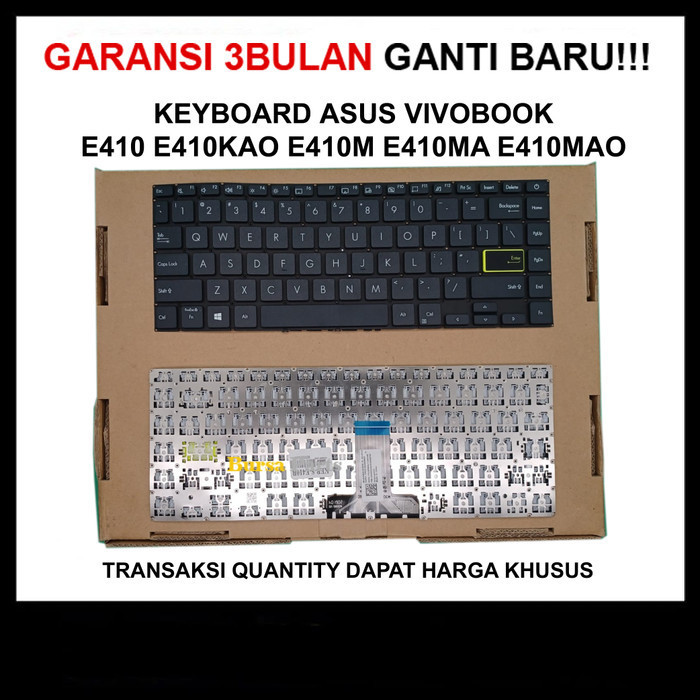 Keyboard Asus Vivobook E410 E410kao E410ma E410m E410mao . baru