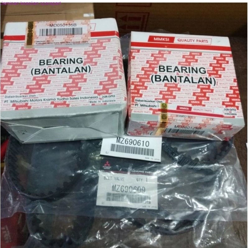 timing belt set mitsubishi l300 diesel kuda diesel asli ori