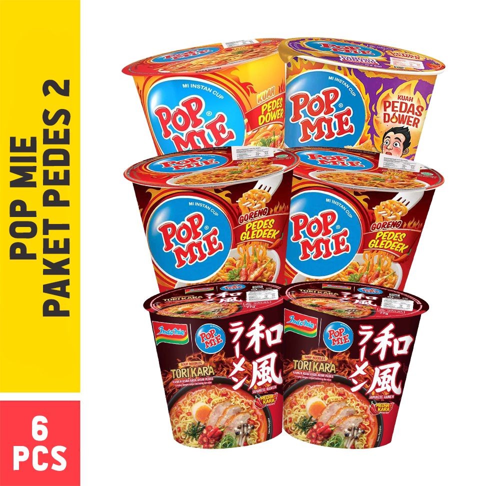 

Pop Mie Paket Pedes (2) isi 6 Pcs