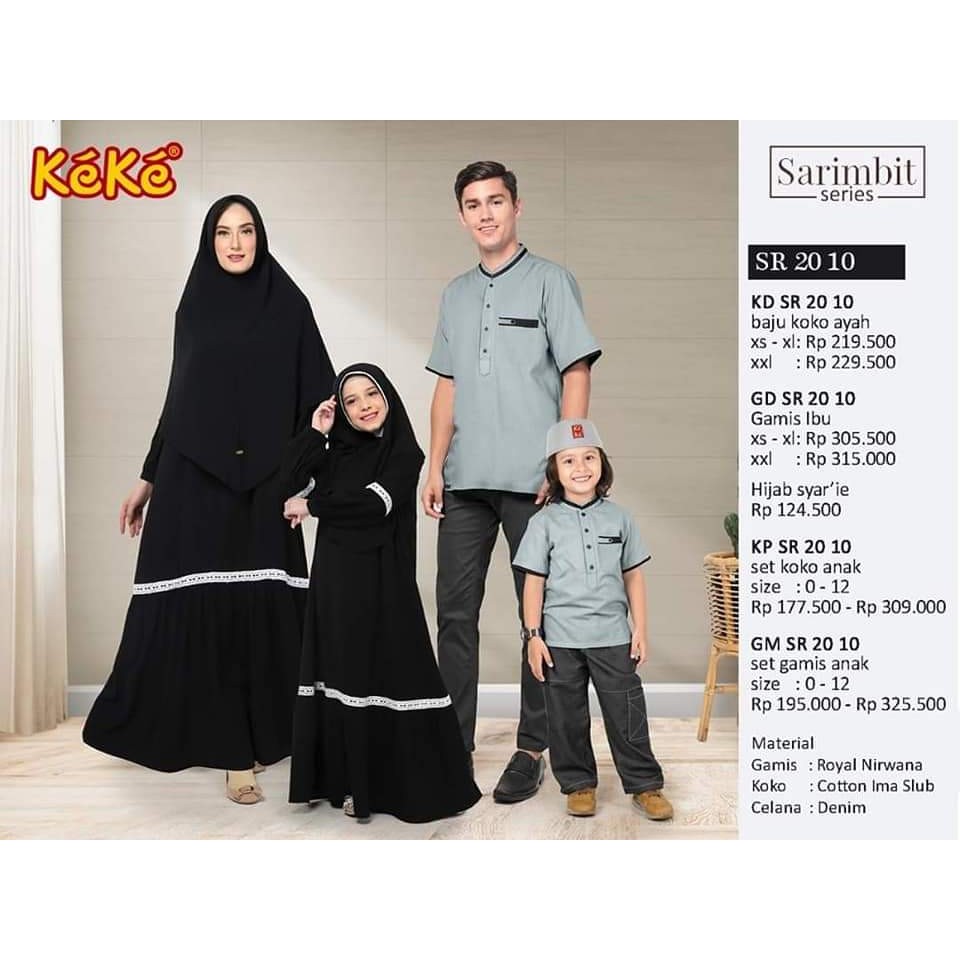 KEKE GAMIS ANAK GM SR 2010 HITAM