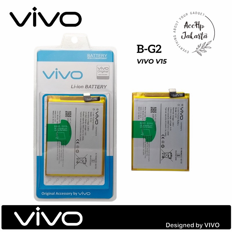 Batre Baterai VIVO V15 B-G2 / Batrai Batrei Battery VIVO V15 BG2 B G2 Original Batre