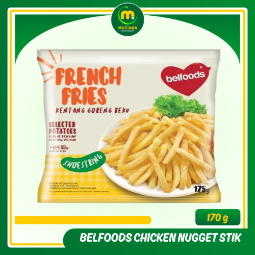

BELFOOD KENTANG GORENG 175GR - SHOESTRING FRENCH FRIES