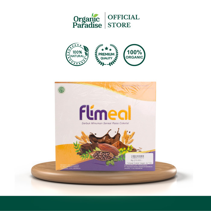 

Flimeal Minuman Sereal Rasa Cokelat 1 box Isi 12 pcs