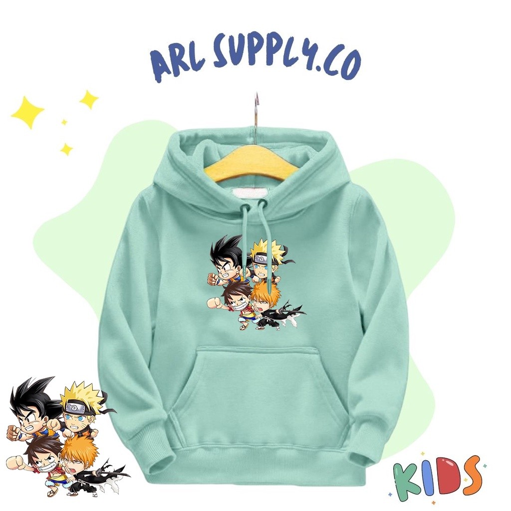 Jaket Hoodie Sweater Anak laki laki model anime Umur 1 2 3 4 5 6 7 8 9 10 11 12 13 14 TAHUN/Hodie sw