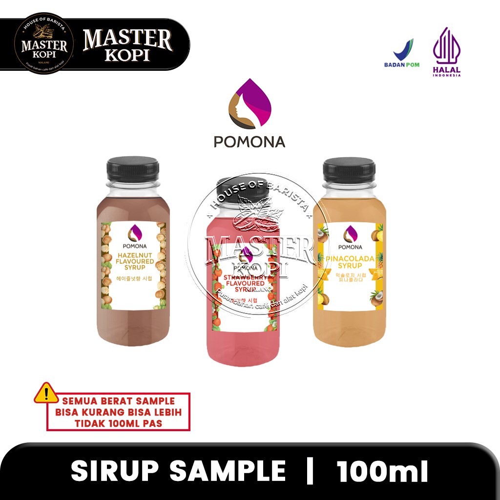 

Sirup Pomona Korea Sample 100ml Repack All Varian