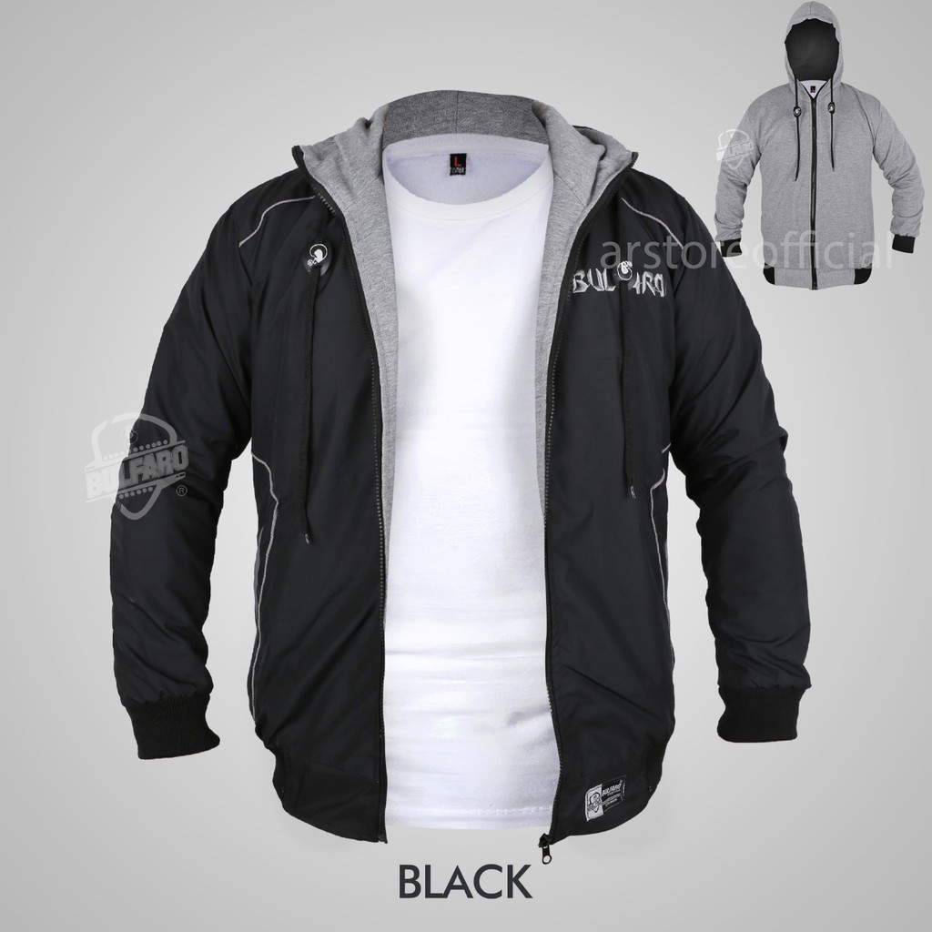 EIGHTEEN Jaket Bolak Balik Original Bulfaro Bordir