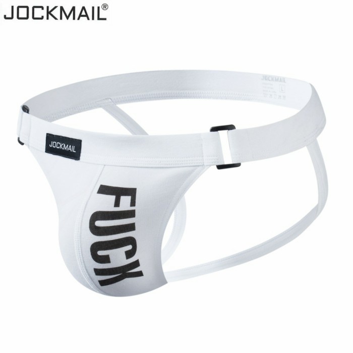 Jockstrap Jockmail Celana Dalam Pria Jock Strap 2 warna - Putih, M
