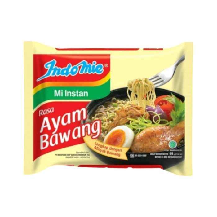 

Indomie Mie kuah rasa Ayam Bawang 69gr