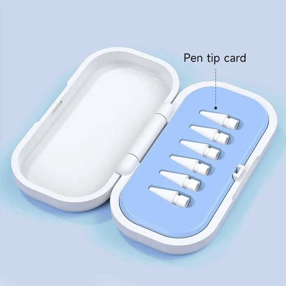 

Pencil Tips Storage Box For Apple Pencil Slot 5 Anti-scratch Protective Case Nibs Organizer Box
