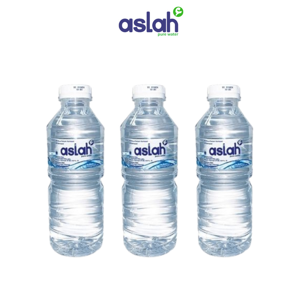 

Aslah - Air Mineral 330ml Paket 3 Botol