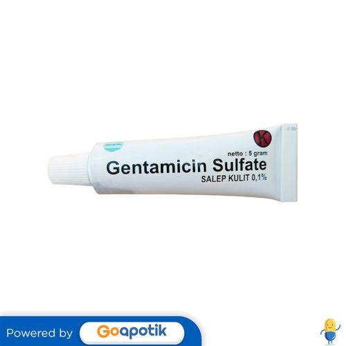 Gentamicin Sulfate Erela 0.1% Salep 5 Gram Tube