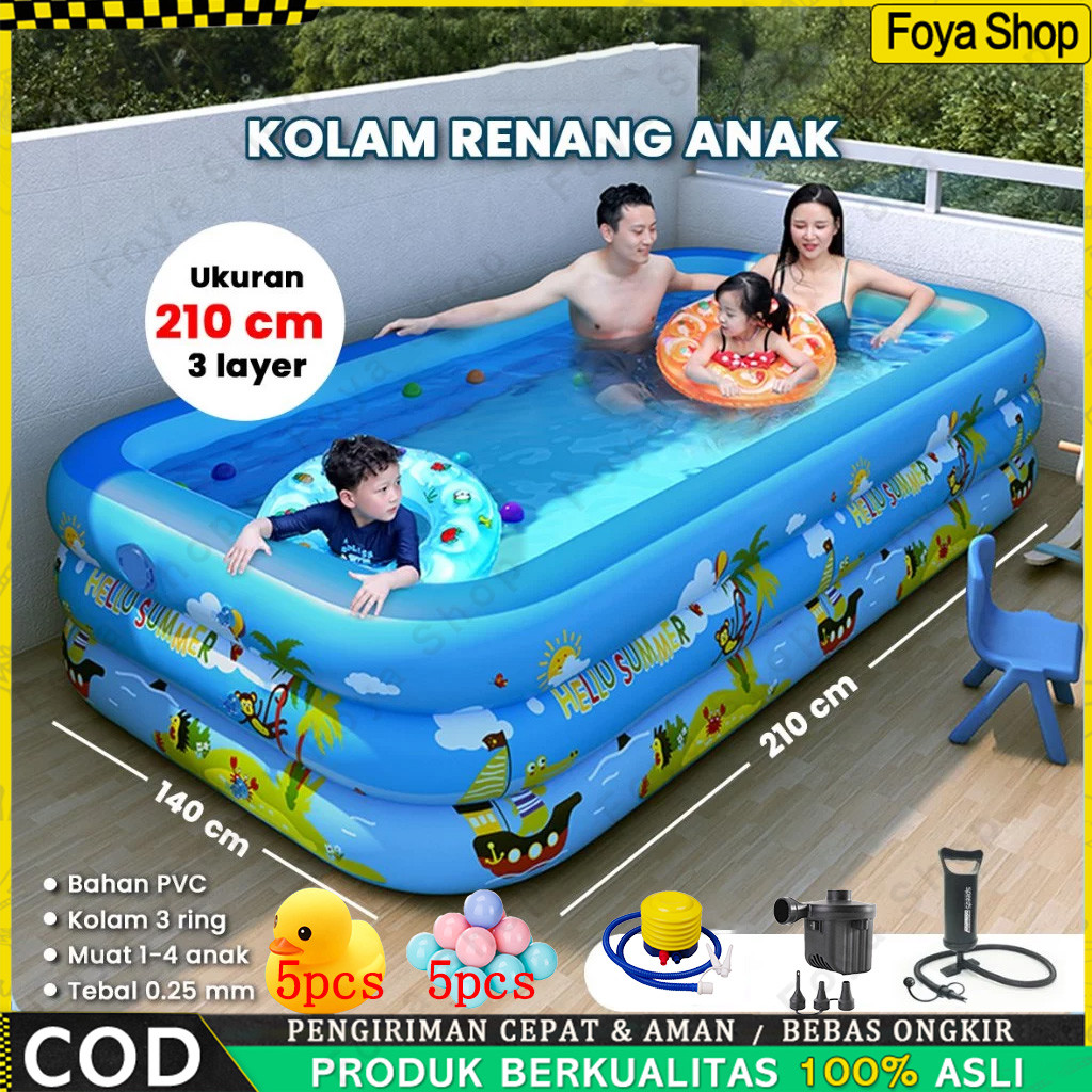 Playground 150/210 cm kolam renang anak kolam renang karet water spray pads bentuk bulat atau perseg