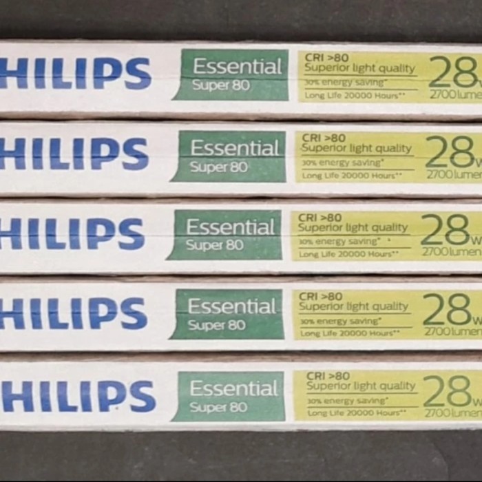 Philips T5 28W TL T 5 28 Watt 28Watt 120Cm 120 Cm Essential 28 W
