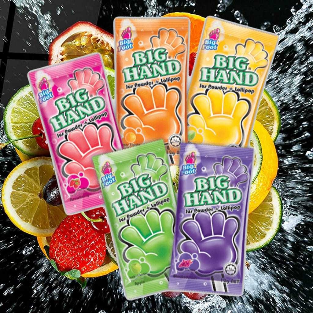 

Bigfoot permen lollipop lolipop powder big hand doraemon permen candy