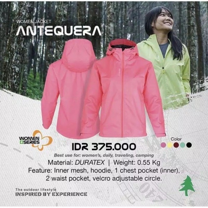 ✨TERLARIS - Consina Antequera Jaket Gunung Waterproof Women Series