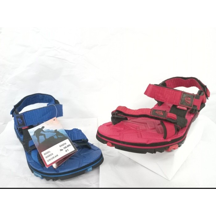 ✨TERLARIS - ARDILES KINGPIN SANDAL GUNUNG/HIKING PRIA/COWOK - Merah, 39