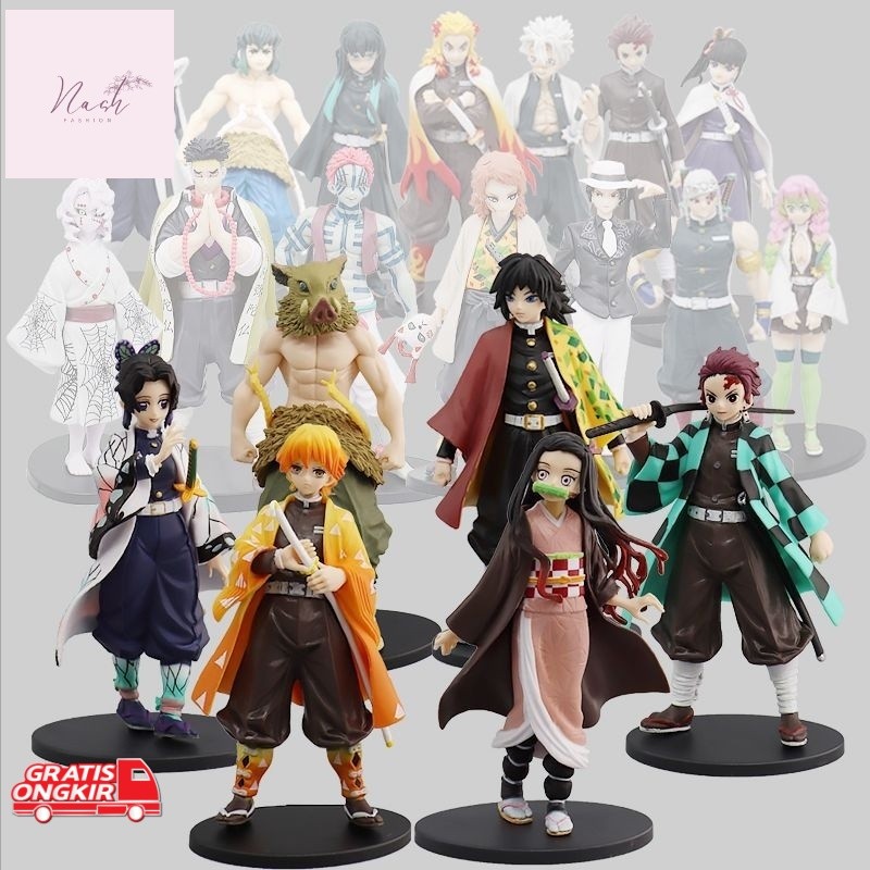 Action Figure Murah / ACTION FIGURE DEMON SLAYER / MINIATUR DEMON SLAYER / DEMON SLAYER MANGA ANIME 
