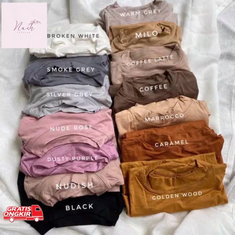 Manset Nyaman / Manset Badan Premium Basic Turtle neck Kaos M L XL XXL XXXL ,Manset Uniklo Leher Tin