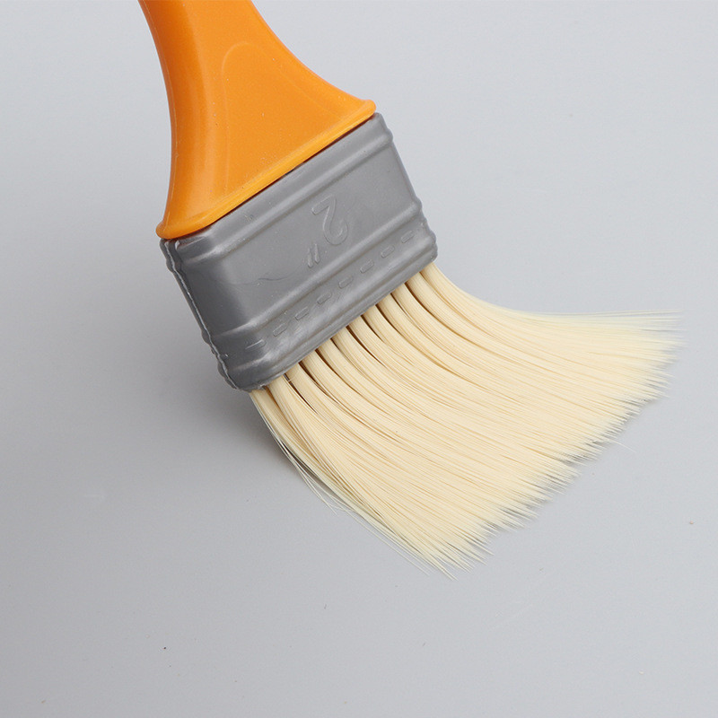 

5Pcs BBQ Brush Paint Brush Plastic Handle 1/2/3/4/5 Inch Soft Hair Painting Brushes for Wall and Furniture Paint Tool Set