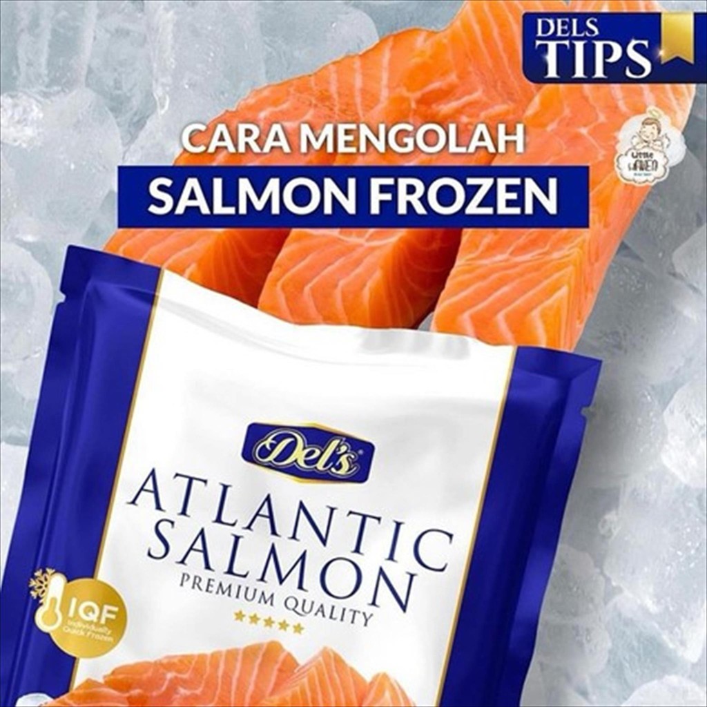 

ATLANTIC SALMON FILLET 3 PCS X 45 GR 135 GR PREMIUM - DELS