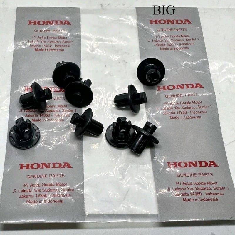 Paket 10pcs Kancing klip bodi honda genio beat Scoopy pcx adv cbr cb spit original makbaut Grosir