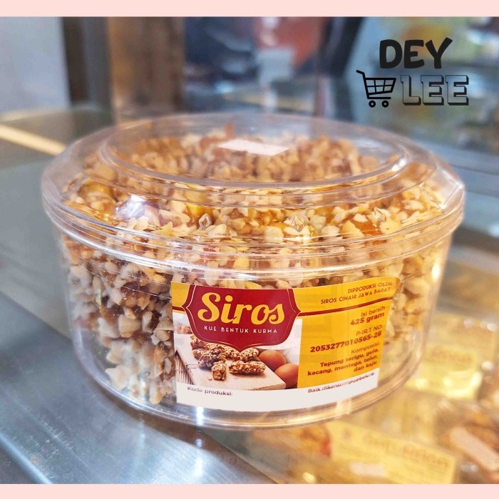 

Kue Kering Bentuk Kurma SIROS 425g Kemasan Toples Bandung