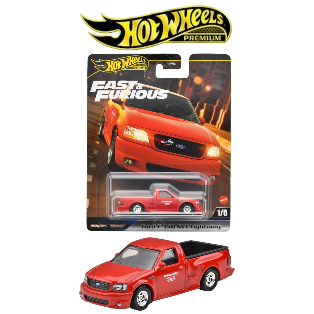 Hot Wheels Premium Fast & Furious H Ford F-150 SVT Lightning Merah