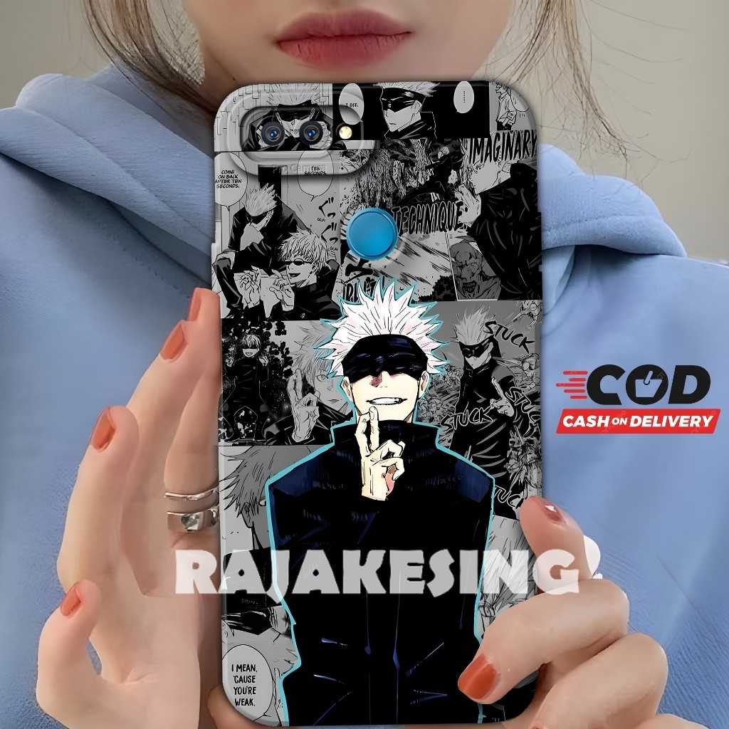 {ALD105} Soft Case Oppo A5S A7 A12 A11K - Fashion Case Motif Anime Gojo Satoru - Softcase Pro Camera