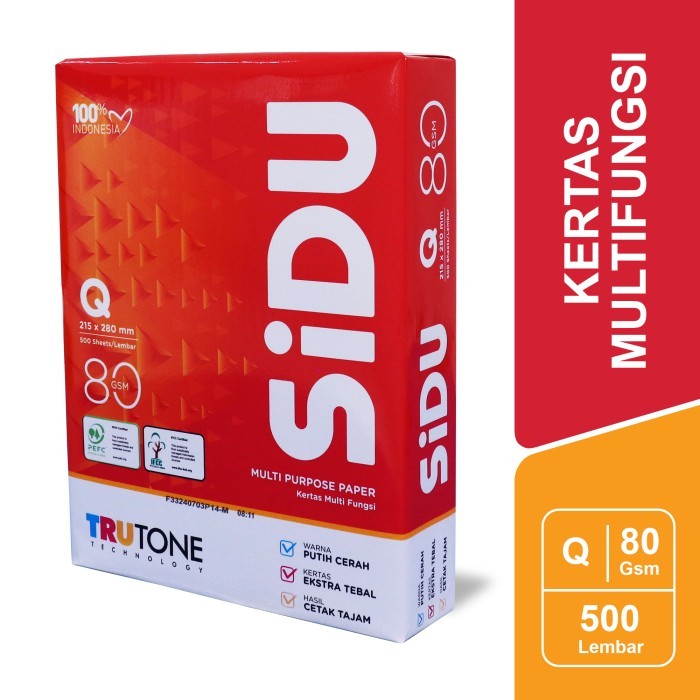 

Sinar Dunia Paper Photocopy 80gsm Quarto per Rim - SDU PC 80 QG