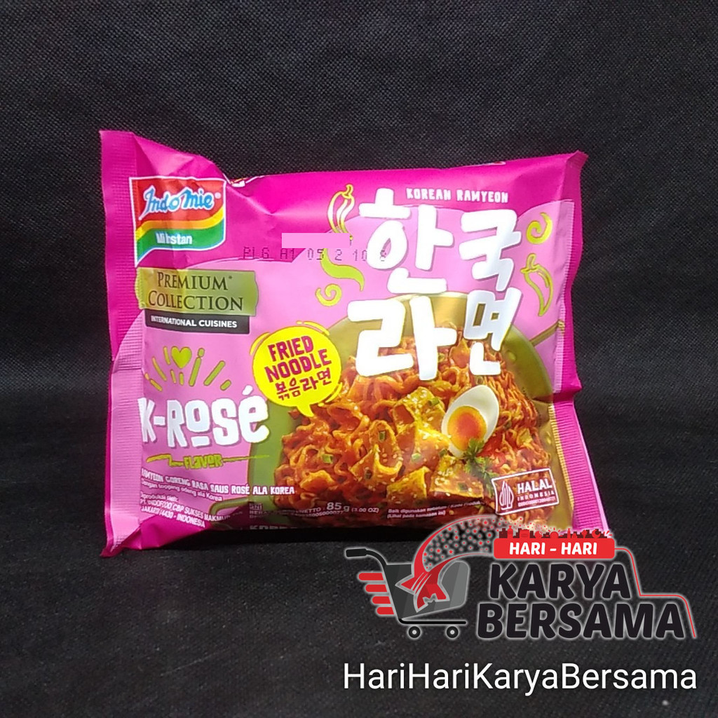 

INDOMIE MI INSTAN GORENG PREMIUM COLLECTION K-ROSE KOREAN 85GR