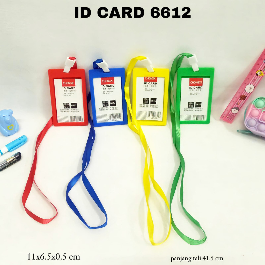 

1 Pcs - ID CARD Holder 2 Sisi + Tali Lanyard