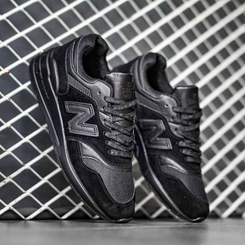 Sepatu Pria Full Black Nb 997s Full Hitam Terlaris