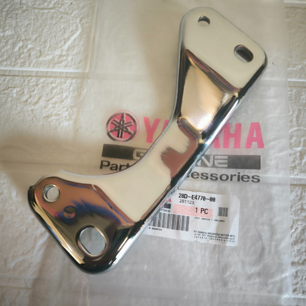 Breket Knalpot Crome Mio Sporty Mio Smile Mio Lama Mio Old Breket Dudukan Knalpot Crome Mio Sporty 2