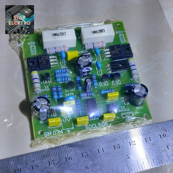 Driver Power SOCL 506 GM Kit 024 Super OCL Amplifier Ampli SOCL506 PCB Rakitan
