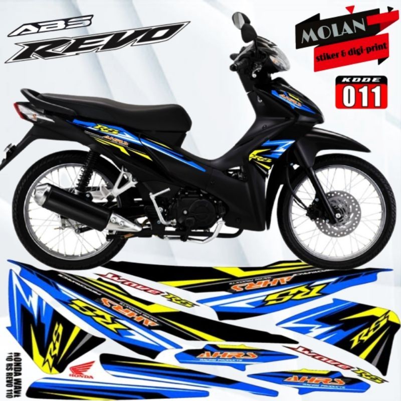 Decal Sticker Striping Variasi Revo Absolute 110 2010-2013 / Revo 110 / Revo Abs / Absolute revo| De