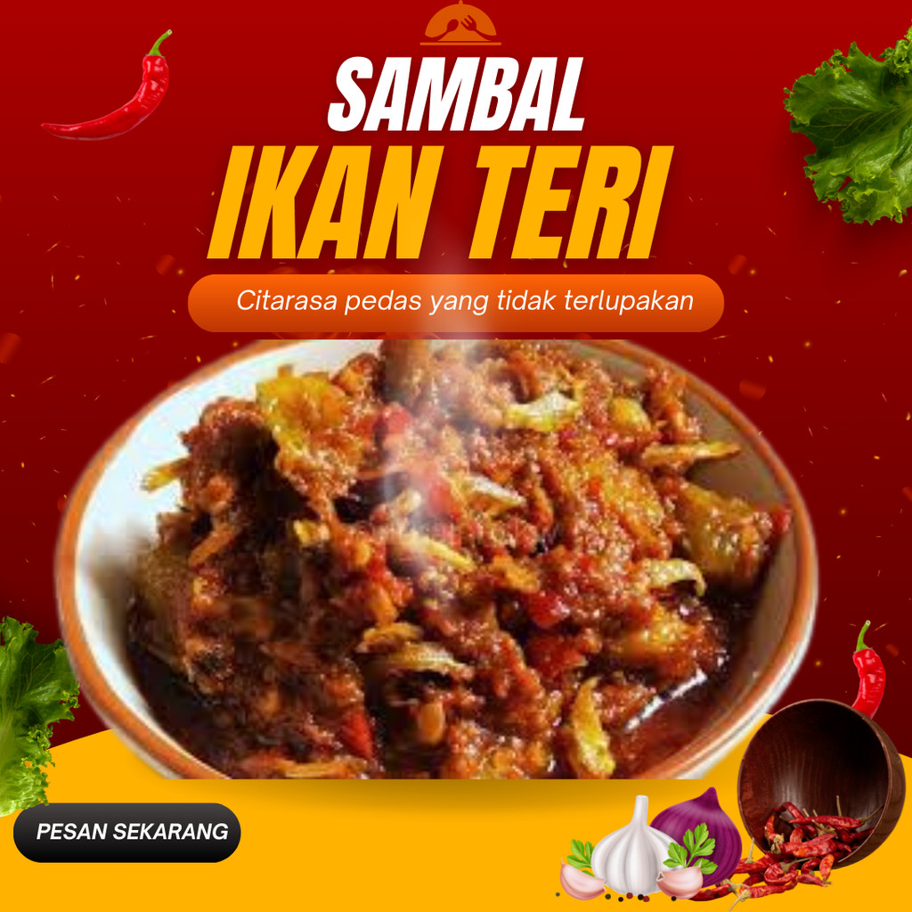 

sambal teri medan1 Kilo gram/sambel teri termurah/sambel teri terlaris