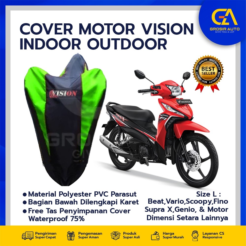 Promo Sarung Motor Revo Anti Air Waterproof / Cover Selimut Penutup Sarung Mantel Motor Honda Revo