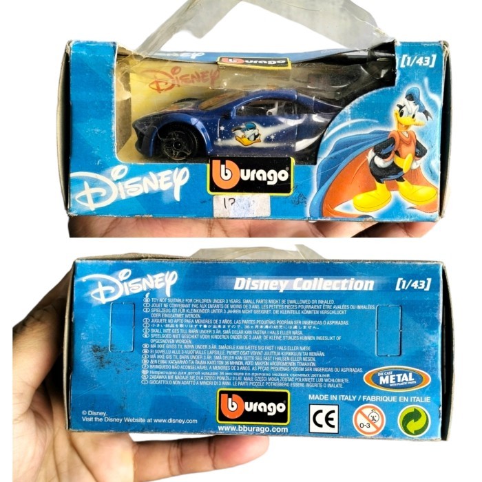 Bburago Prima Giugiaro 1/43 Disney Donald Duck Made In Italy - 1997