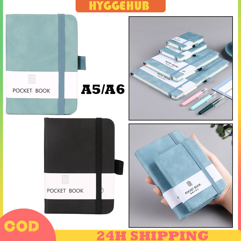 

Notebook Mini Portabel A5/A6 Notepad Portabel Tebal/100 Lembar Aesthetic Scrapbook