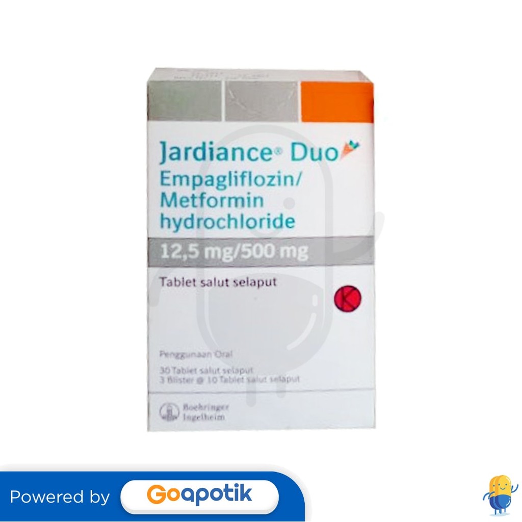 Jardiance Duo 12.5/500 Mg Box 30 Tablet