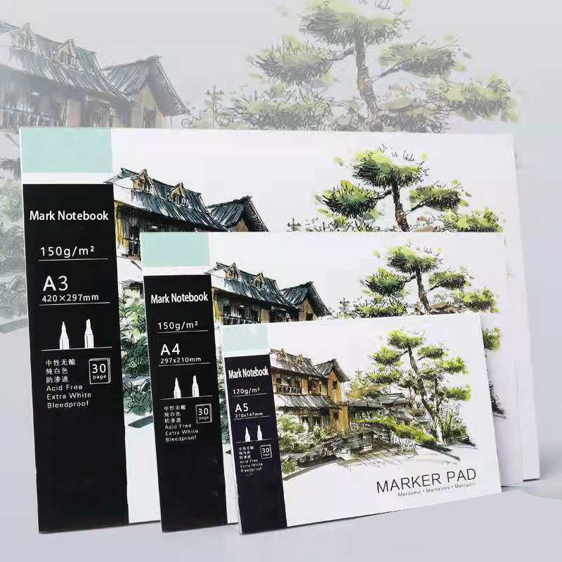 

30 Sheets 1 Pieces A5 Paper Sketch Book Student Art Painting Sketch Watercolor Book Graffiti Sketchbook Art Supplies