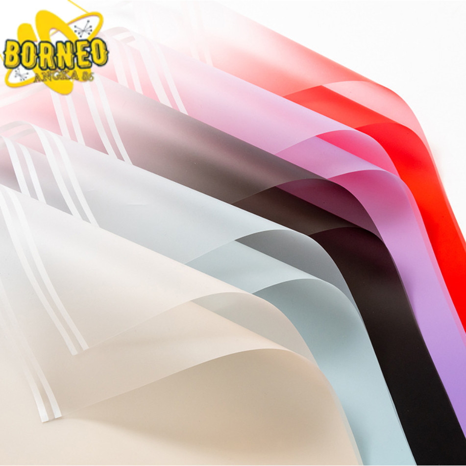 

ISI 20 LEMBAR Kertas Buket Bunga GRADASI WARNA Flower Wrapping Flower Paper Cellophane Florist Murah Wisuda Wedding Graduation KB6044