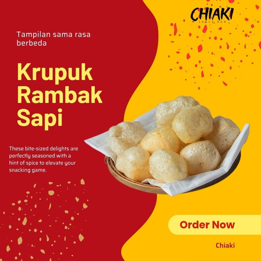 

free ongkir Krupuk Rambak Kulit Sapi 250gr | Camilan Gurih Renyah Siap Makan | Kerupuk Kulit Asli Tanpa MSG | Oleh-oleh Khas Nusantara