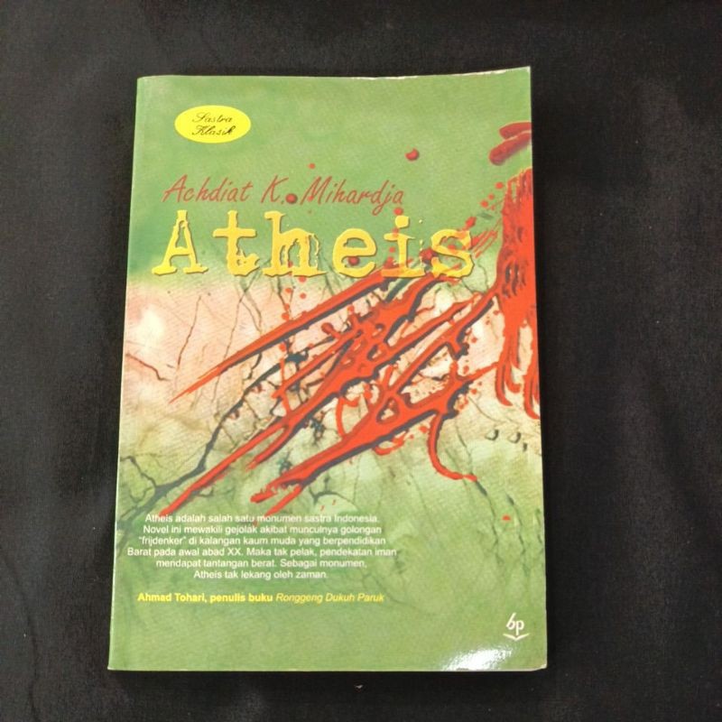 buku sastra original atheis ATHEIS by Achdiat kihardja
