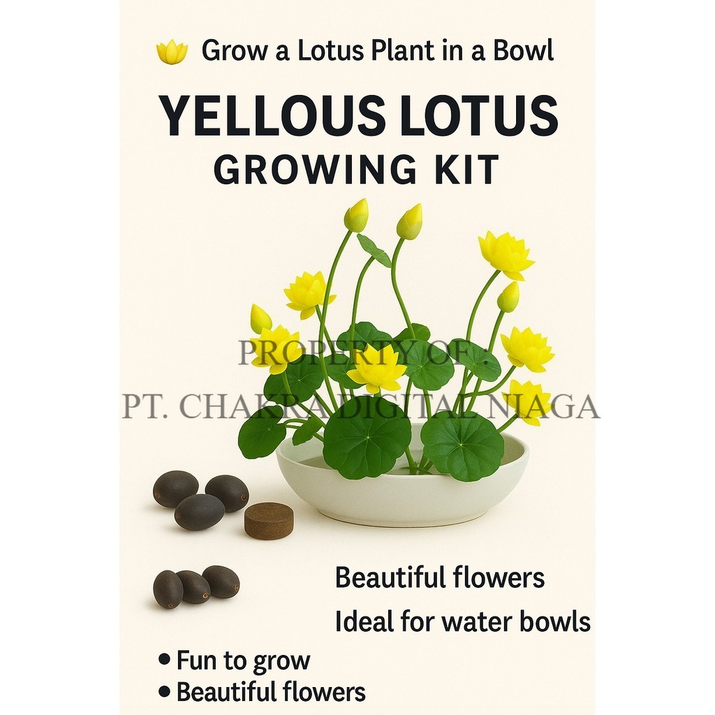 

CHAKRA SEEDS - Biji Bunga Teratai Lotus Seeds Kering Isi 5 Butir Warna Random Ditanam Dalam Mangkuk