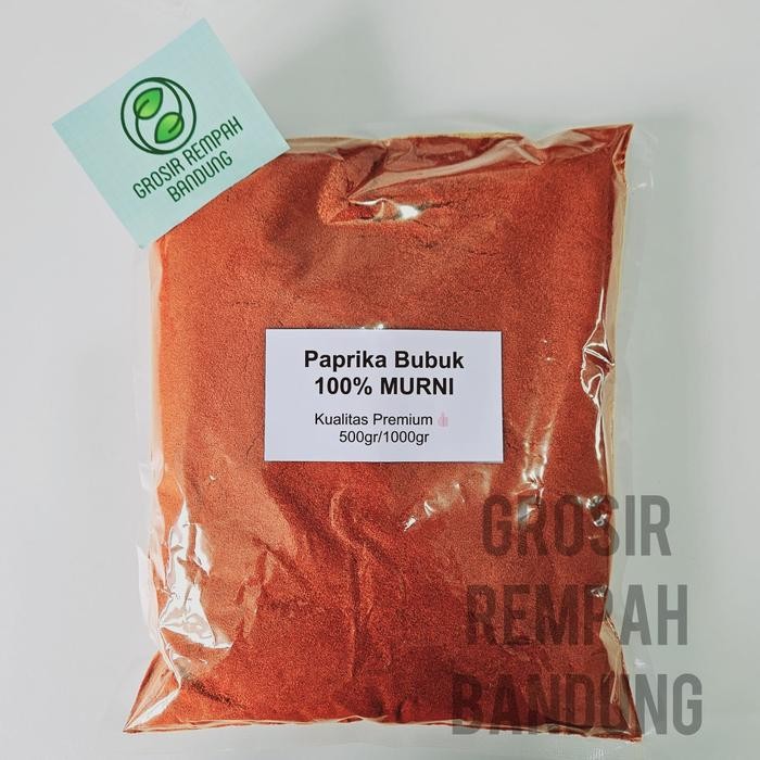 

Paprika Bubuk Murni / Rempah / Kualitas Terbaik - Paprika, 1000gr