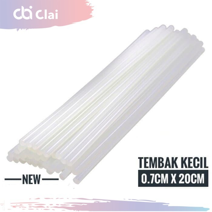 

CLAI Isi refill refil Glue gun Lem tembak Kecil Hot melt Stick 20cmx7mm