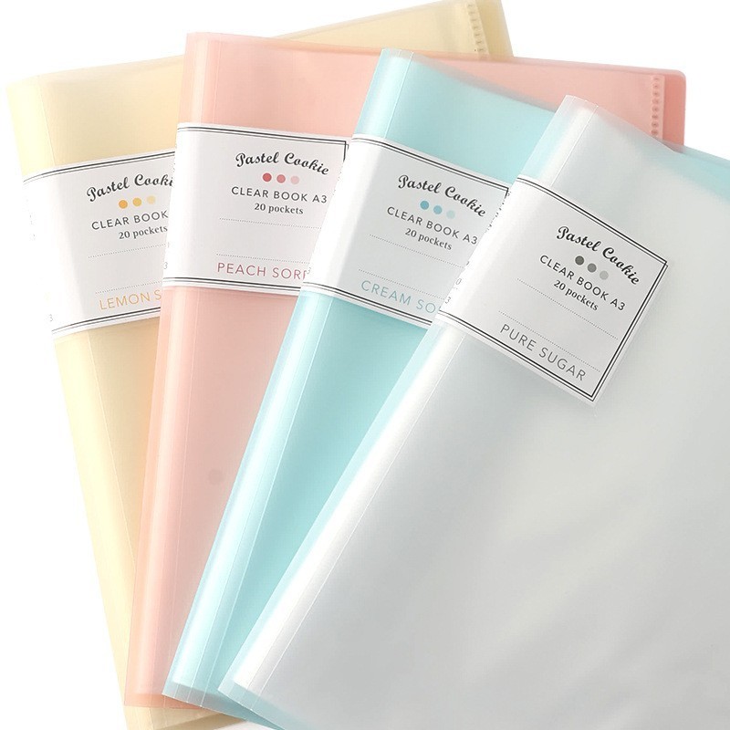 

Map Clear Book A3 Pastel Cookie Sora 20L WSG-CBCW28 100% OriginalCO